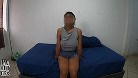 Dios, Fiorella's Huge Tetas Steal the Show in Latina Casting. First Time Gets Real Close!