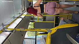 I took my maid home and she did this on the bus