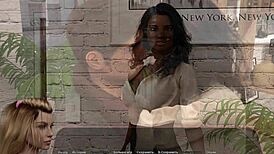 Complete gameplay - haleys story part 6 with redhead girlfriend tits sex and cock fucking