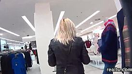 Charming Czech Nympho Seduced in Mall for Hardcore POV Pounding Action