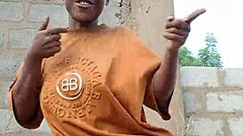 crazybitch showing her ass dance moves to her family members and they were really proud