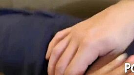 Teen Girl Faces Symptoms in POV Session with Rough Handling