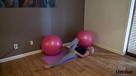 i love watching deauxma and payton with their big bouncing balls in this hot gay scene.