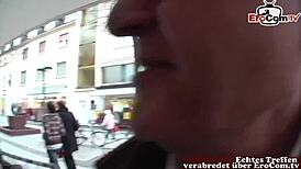 Old man Helmut picks up young German teen on the street