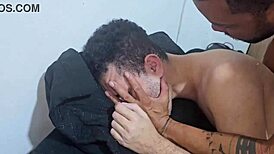 Twink nerd says, 'take my bareback cock in your ass, neighbor'