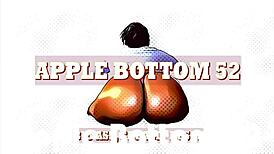 ebony babe with big ass taking monster cock