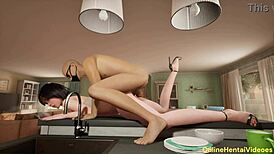 Cute Light Skinned Anime Girl Gets Fucked In Hentai Scene With Big Cock