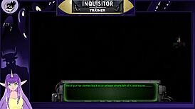 Inquisitor Trainer Bent Over in Doggy Style with Monster Cock!