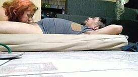 Dany Rio, that e-girl nymph, really loves sucking off old fat guys in gay sex