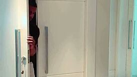 Lina Nakamura Calls Hung Neighbor For Interracial Fuck And Cumshot