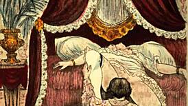 Vintage erotic art captures timeless sensual beauty in classic style