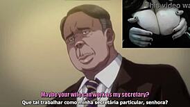 Himawari wa yoru ni saku hentai with big tits and oiled boobs