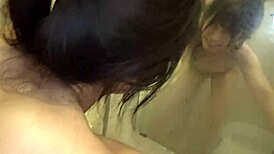 cute asian teen gets homemade pussy pounding in sexy stockings