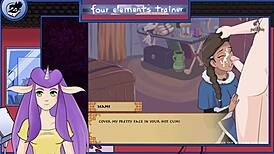 Avatar: The Last Airbender - Four Elements Trainer Bonus 3: Nami's Intense Blowjob