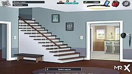 Teen in Anime Pays Debts with Wild Sex