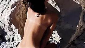 I had quick hot sex with a teen on the beach