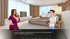 Hentai Game Photoshoot With Step Mom