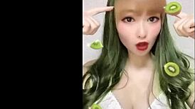 watch japanese babe with big boobs in a sexy pool dance