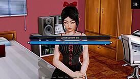 Complete gameplay of harem hotel part 7 with cum, lick, masturbation, blowjob, doggystyle, and assfucking.