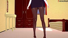 Watch Implacable Give Intense Blowjob In Azur Lane Hentai