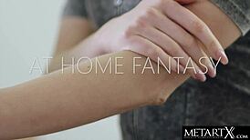 Cute Blonde Undresses Lingerie Rubs Plump Pussy