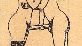 Erotic Alphabet Unveiled in Vintage Cartoon Style