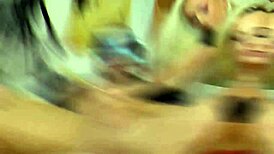 at the christmas party in santa costumes big ass surprises happen