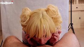 Watch Cuteririnx's POV Sex and Blowjob Swallow in Toga Himiko Cosplay!