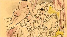 复古色情插图原始热浪爆棚！