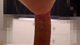 Emotional cremita en su boca, late mi polla y lo nota, can't believe it