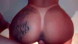 Short girl with big ass loves getting spanked hard