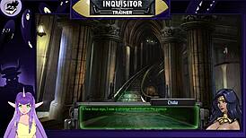 Inquisitor Trainer Bent Over in Doggy Style with Monster Cock!