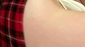 student rides dildo and vibes pussy to orgasm