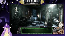 Inquisitor Trainer Bent Over in Doggy Style with Monster Cock!