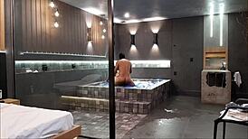 I had wild sex in the bathtub with brunette