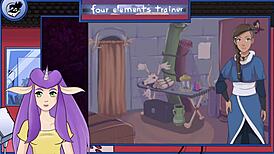 Avatar: The Last Airbender - Four Elements Trainer Bonus 3: Nami's Intense Blowjob