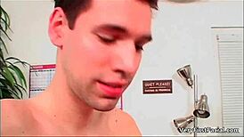 This cute gay dude just stripped down for the cam in a wild gay porno scene. It’s raw and real!