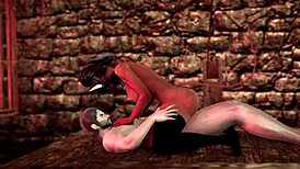 Sex With Devil Girl Massive Tits Horns