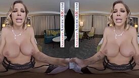 naughty america - jessa rhodes gets her wet pussy on you with deepthroat and handjob.