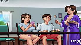 SummertimeSaga Features Big Cucumber Sliding Inside E2 14