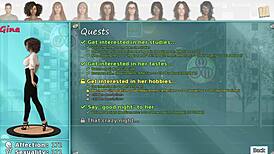 Watch Gina Touch Her Pussy Through Yoga Pants!