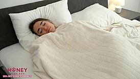 girlfriend cheats with toys then gets fucked hard by big cock