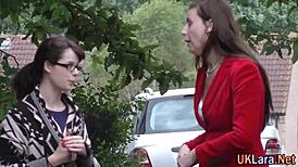 i'm a brit in stockings, fingering and sucking big cocks in group 😍