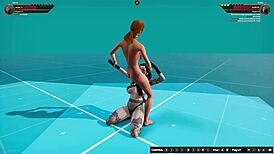 Hey Ginny, ready to wrestle Draka in naked 3D fighter action? Face sitting and rough muff diving dominate this tattooed catfight