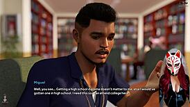 Steps of Debauchery 21 with sexy college student in white stockings