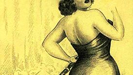 Vintage erotic drawings from antique comics and anime!