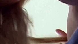 sexy avy is playin with her tommy gunn's big cock, fuckin him hard.