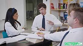 Teen Student Mia Kay In Library Libido