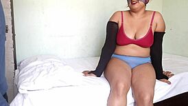 behind the scenes, an indian cutie begs for anal. she loves rough ass play with dirty hindi talk.