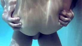 The couple enjoys an intimate massage to help him relax.